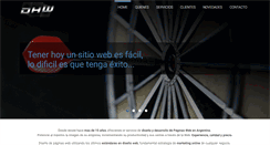 Desktop Screenshot of dhw.com.ar